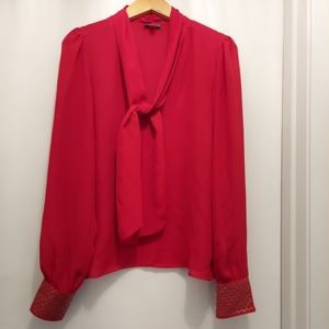 Vince Camuto red blouse